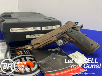 2019 SIG Sauer 1911 Spartan II Carry .45ACP Coyote 4.2"*BOLD WARRIOR STYLE*
