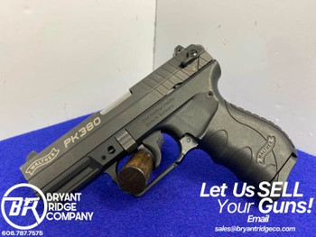 Walther PK380 .380 ACP Blk 3.66" *EASY RACK SLIDE ARCHITECTURE*