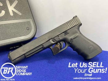 Glock 40 Gen 4 MOS 10MM 6.02" Black *POWERFUL SEMI-AUTO HANDGUN W/PLATES*