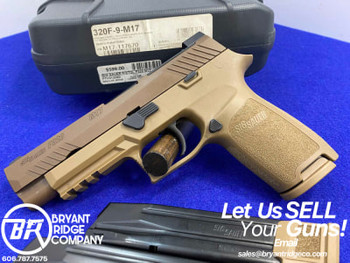  Sig Sauer P320 M17 9mm Tan 4.7" *US MILITARY MODULAR HANDGUN SYSTEM*