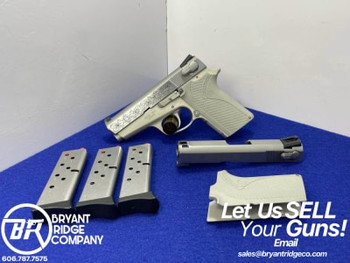 Smith & Wesson Model 3913 9mm 3.5" Stainless *CUSTOM SCROLL ENGRAVED SLIDE*