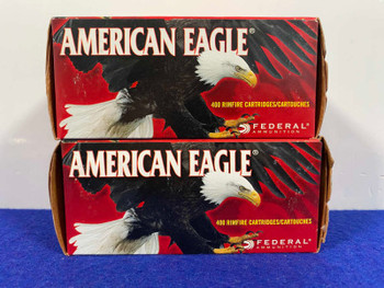 Federal American Eagle .22 LR 800Rds 38 CPHP *HIGH VELOCITY*