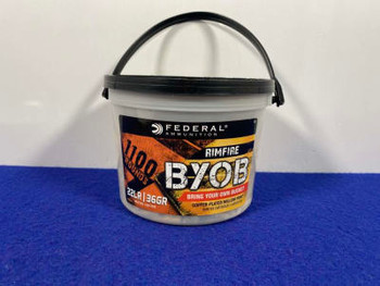 Federal Ammunition BYOB .22 LR 1,100 36Gr *BULK SHOOTING SUPPLY*