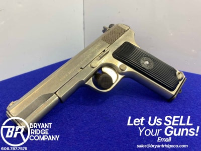 Crvena Zastava Model 70A 9mm Para Chrome *AWESOME YUGOSLAVIAN SEMI