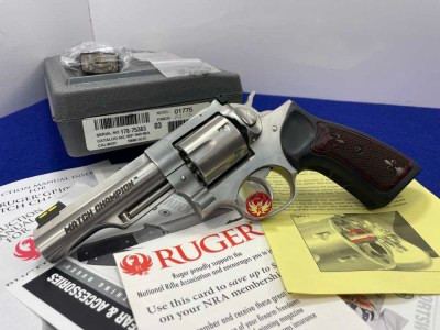 2018 Ruger GP100 Match Champion 10mm 4.2" SS *DEPENDABLE DA/SA REVOLVER*