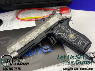 Wilson Combat EDC X9 2.0 9mm 4" SS *LIMITED RUN DRACON SCALE ENGRAVED*