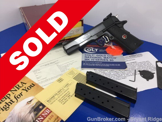 1988 Colt Match Ten EXTRAORDINARY....1 of only 400