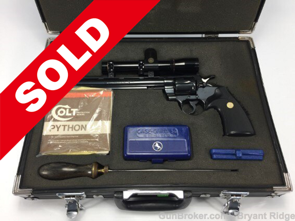 1981 Colt Python Silhouette Model SUPER RARE MODEL WITH LESS THAN 250 MADE