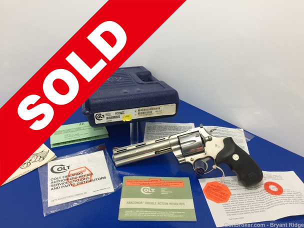 Colt Anaconda PDT Ultra Rare "Z" Stamp Salesman Sample PROTOTYPE