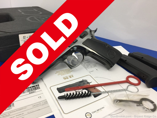 2013 CZ Model 97B .45ACP Blue Finish
