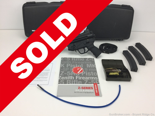 Zenith Model Z-5K Black 9x19mm Parabellum