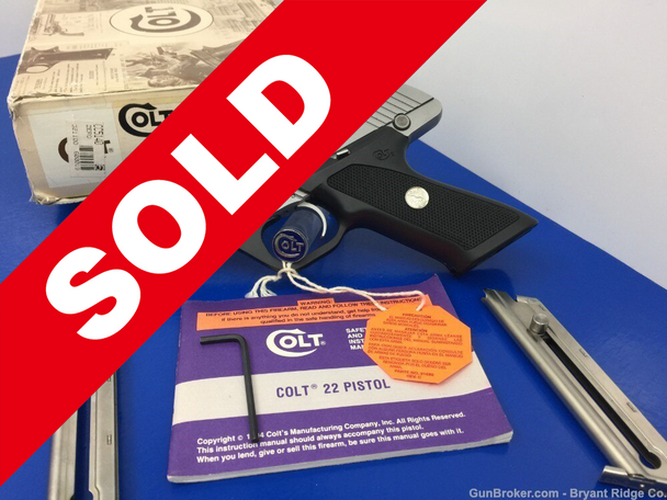 1994 Colt 22 Satin Stainless Steel 4.5".22lr *FIRST YEAR PRODUCTION