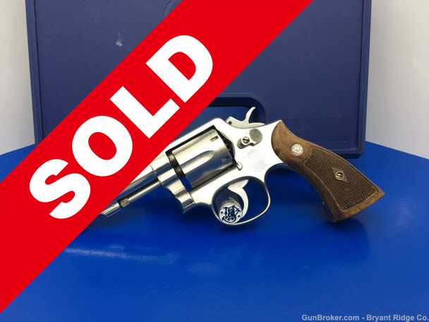 Smith and Wesson Model 64-3 4" Heavy Barrel Stainless Steel .38 Special