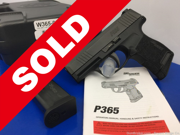 Sig Sauer Model P365 9MM Luger Black/Nitron