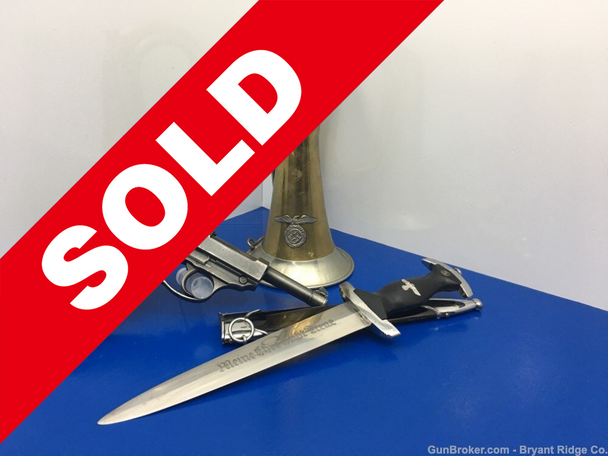 Walther Nazi P38, SS Honor Dagger, and SS Bugle AUTHENTIC WWII NAZI BUNDLE Walther Nazi P38, SS Honor Dagger, and SS Bugle AUTHENTIC WWII NAZI BUNDLE
