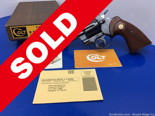 1967 Colt Python .357Mag Royal Blue 4"