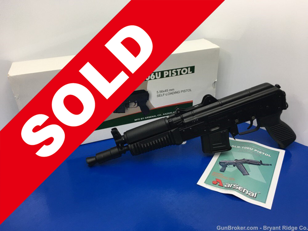 Arsenal SLR-1060U Pistol 5.56 NATO 8.5" Black *RARE NEW IN BOX CONDITION*