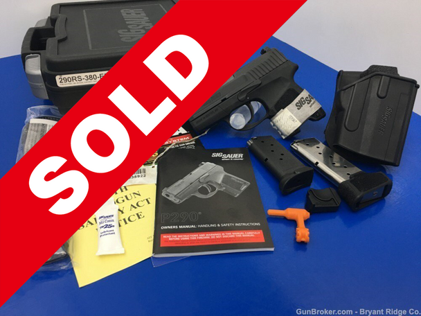 2014 Sig Sauer P290 RS .380 ACP Black 2.913" *GREAT CONCEAL CARRY PIECE*