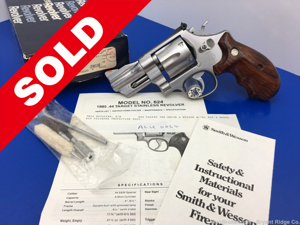 1985 Smith Wesson 624 Lew Horton 44spl New in Box *1 of only 100 MADE*