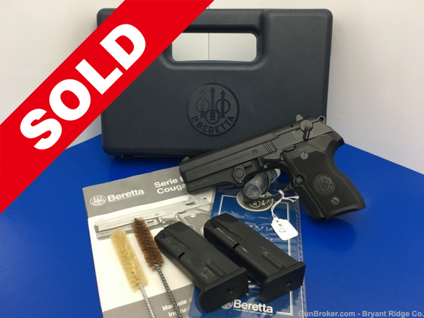 2000 Beretta 8000 F Mini Cougar 9mm *BEAUTIFUL ITALIAN MADE SEMI AUTOMATIC*