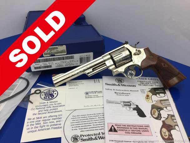 2007 Smith Wesson 29-10 .44 Mag Nickel 6.5" *RARE 2007 SHOT SHOW EDITION*