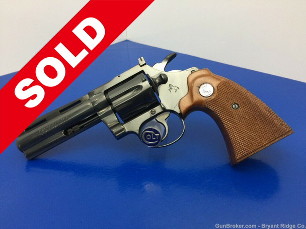 1974 Colt Diamondback .38spl 4" *GORGEOUS BLUE FINISH* Stunning Condition