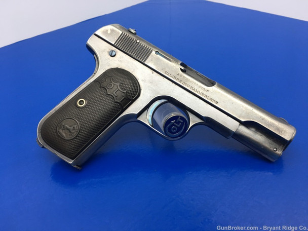 Colt Model 1908 TYPE II .380acp 3.75" - 316th M1908 EVER PRODUCED - *RARE*