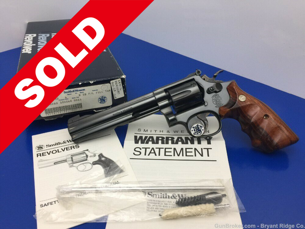 1990 Smith Wesson 16-4 .32 H&R Mag Blue 6" *RARE FULL LUG K32 MASTERPIECE*