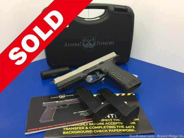 2015 Arsenal Strike One .40 S&W *INCREDIBLE CARBON FIBER MODEL*