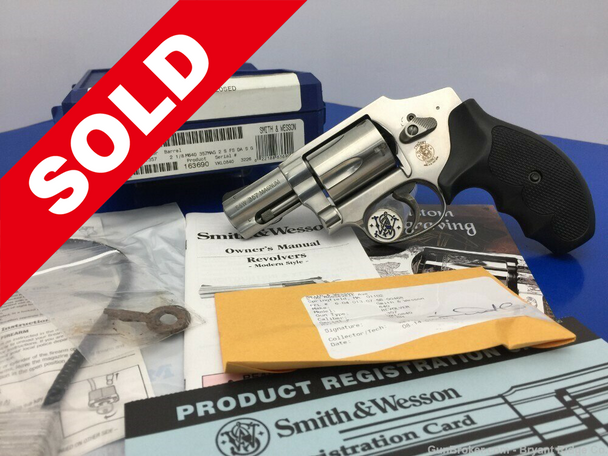 2003 Smith & Wesson 640-3 .357 Magnum Stainless *GORGEOUS 5-SHOT REVOLVER*