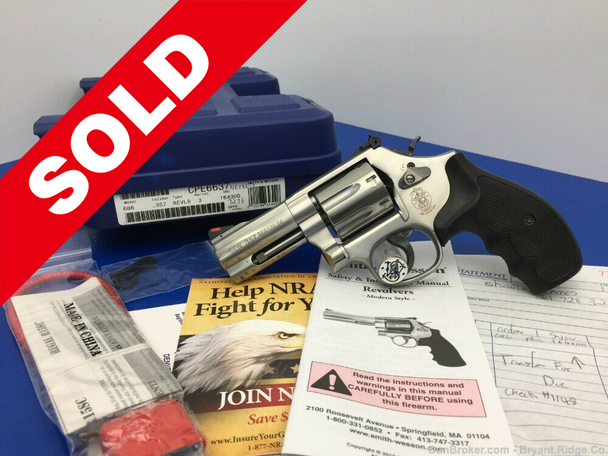 2010 Smith and Wesson 686-6 Plus .357 Mag 3" *DESIRABLE 7 SHOT MODEL*