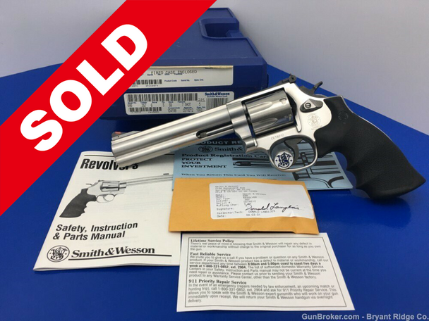2001 Smith & Wesson 686-5 .357Mag 6" *INCREDIBLE PRE-LOCK 7-SHOT REVOLVER*