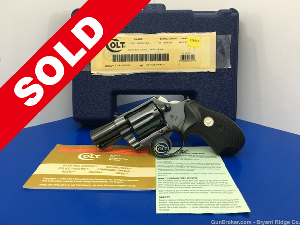 1994 Colt Detective Special .38 Spl Blue 2" *GORGEOUS FIFTH ISSUE MODEL*