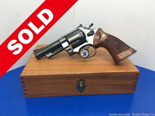 Smith and Wesson 57 NO DASH .41 Mag Blue 4" 3T *FULL TARGET MODEL*