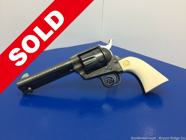 Colt Frontier Six Shooter 3rd Gen .44 Blue/Case *GENUINE IVORY GRIPS*
