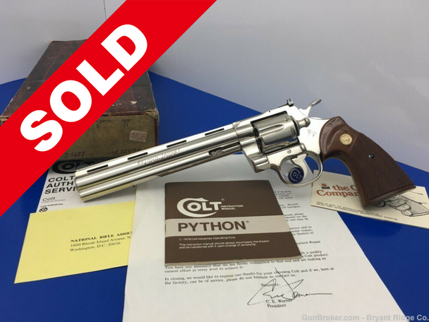 1980 Colt Python Target .38spl *ULTRA RARE COLT* One of Only 251 Ever Made