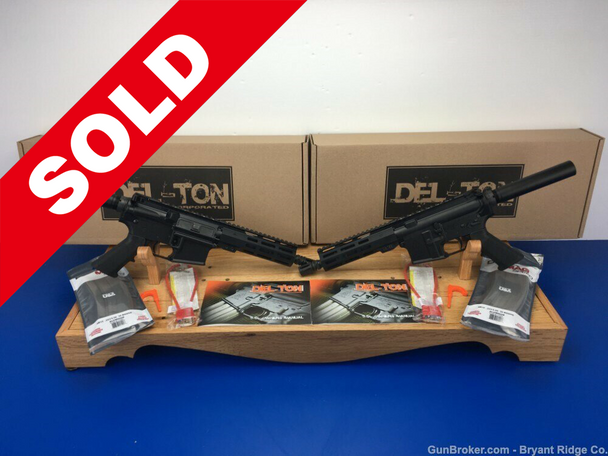 Del-Ton LIMA MLOK Pistol Set 5.56NATO 7.5" *RARE CONSECUTIVE SERIAL SET*