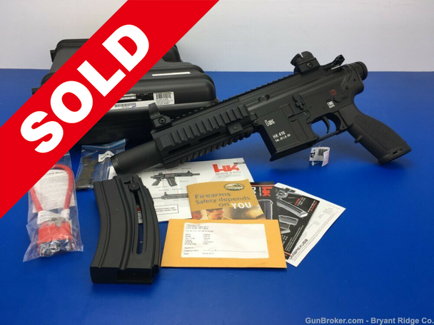 2012 Heckler & Koch HK 416 .22 LR Black 9" *MADE IN GERMANY BY WALTHER*