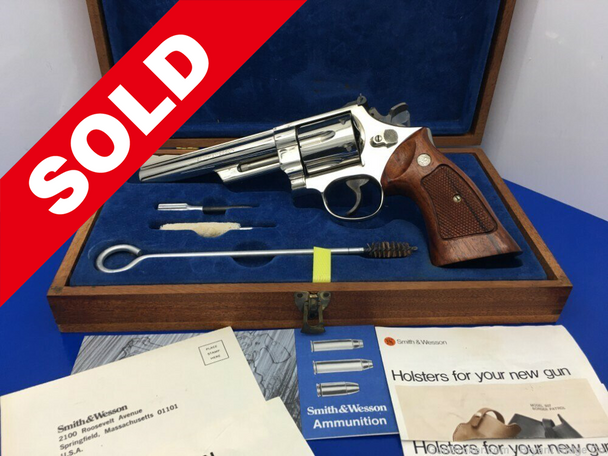 Smith & Wesson 29-2 *FULL TARGET* Nickel .44 Mag *SCARCE 6" BARREL*