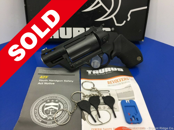 Taurus Judge .45LC - .410 Ga Black 2" *LIGHTWEIGHT POLYMER FRAME*