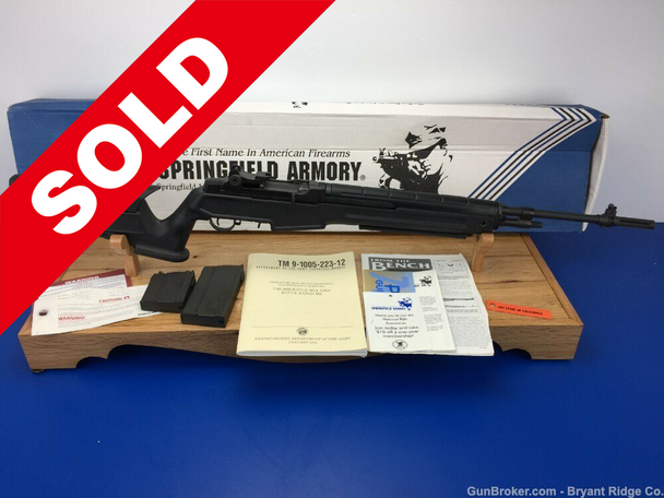 2015 Springfield M1A .308 Win Black 22" *INCREDIBLE LOADED SERIES MODEL*