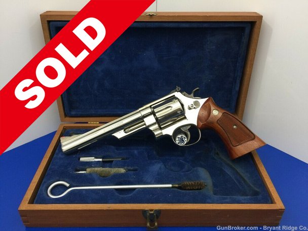 1977 Smith & Wesson 29-2 *FULL TARGET* .44 Mag *RARE 6.5 INCH NICKEL MODEL*