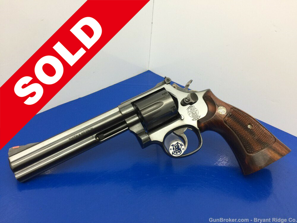 1988 Smith Wesson 586-3 .357 Mag Blue 6" *STUNNING 6-SHOT REVOLVER*