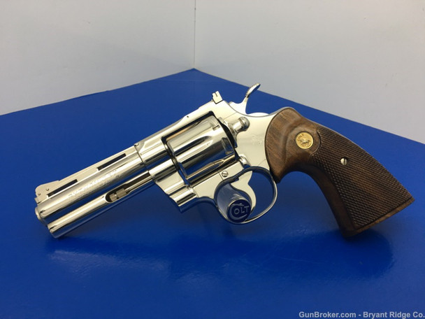 1970 Colt Python .357 Mag *RARE NICKEL FINISH W/ FACTORY TEST FIRE TARGET* 1970 Colt Python .357 Mag *RARE NICKEL FINISH W/ FACTORY TEST FIRE TARGET*