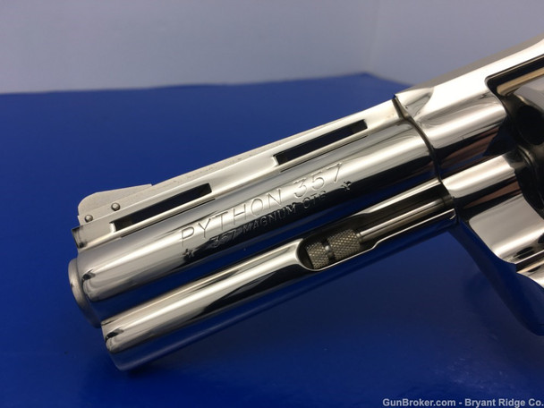 1970 Colt Python .357 Mag *RARE NICKEL FINISH W/ FACTORY TEST FIRE TARGET* 1970 Colt Python .357 Mag *RARE NICKEL FINISH W/ FACTORY TEST FIRE TARGET*