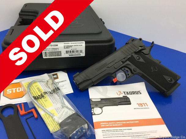 2020 Taurus 1911 Commander .45ACP Black 4.25" *FACTORY NEW IN BOX* Stunning