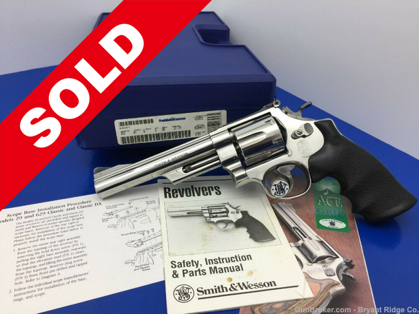 1995 Smith & Wesson 657-3 .41 Mag Stainless 6" *INCREDIBLE S&W REVOLVER*