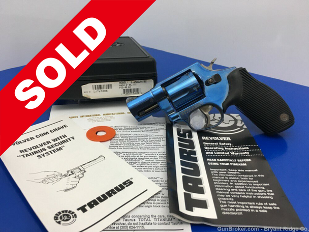 Taurus Titanium M450 .45 Colt 2" Ported *GORGEOUS BLUE TITANIUM FINISH*