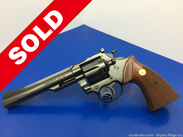 1979 Colt Trooper MK III .22 LR Blue 6" *COVETED .22 LR HEAVY BARREL MODEL*