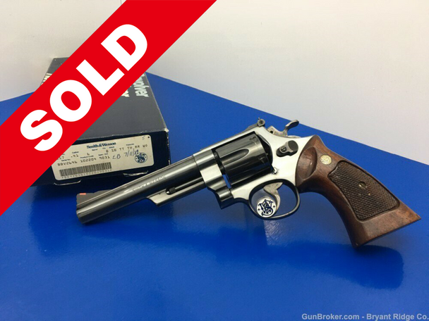 1989 Smith Wesson 57-2 .41 Mag Blue 6" *FULL TARGET FEATURES*